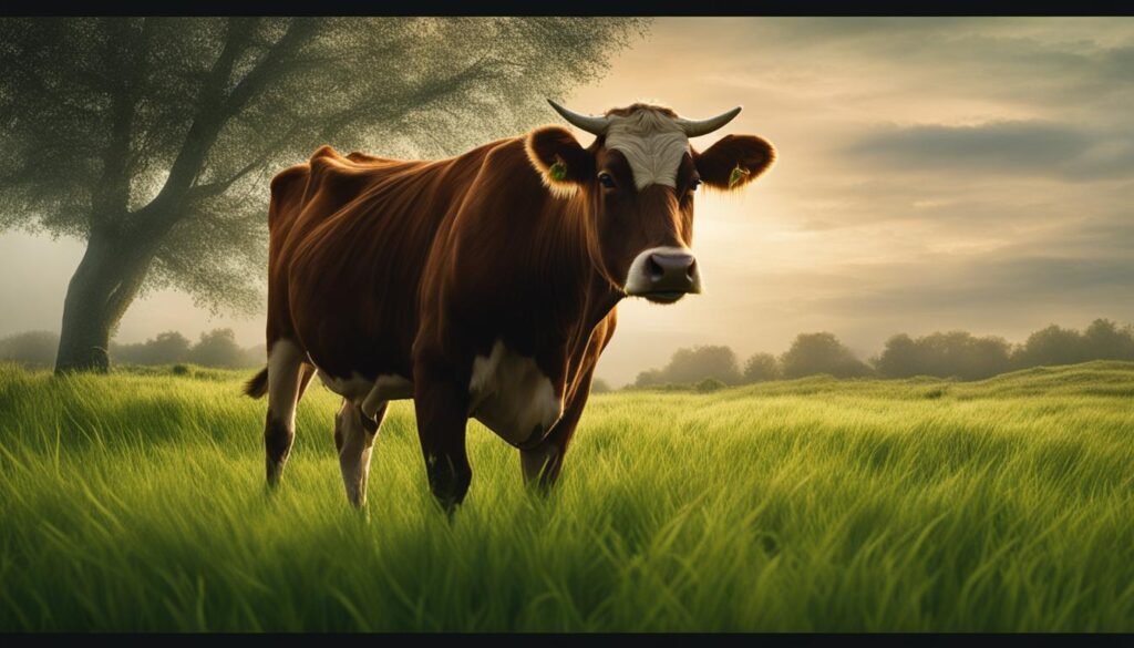 black cow in dream meaning