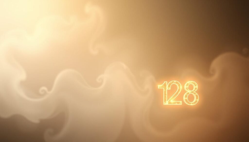 A serene, ethereal composition showcasing spiritual guidance numbers. In the foreground, a cluster of ethereal, glowing numerals float gracefully against a backdrop of soft, ethereal light. The numbers radiate a sense of divine connection, their luminous forms casting a warm, comforting glow. In the middle ground, wispy, cloud-like forms swirl and dance, evoking a sense of the transcendent and the sacred. The background is shrouded in a hazy, contemplative atmosphere, with subtle gradients of light and shadow creating a sense of depth and mystery. The overall mood is one of introspection, intuition, and a deep connection to the unseen realms of the spiritual world. A serene, ethereal composition showcasing spiritual guidance numbers. In the foreground, a cluster of ethereal, glowing numerals float gracefully against a backdrop of soft, ethereal light. The numbers radiate a sense of divine connection, their luminous forms casting a warm, comforting glow. In the middle ground, wispy, cloud-like forms swirl and dance, evoking a sense of the transcendent and the sacred. The background is shrouded in a hazy, contemplative atmosphere, with subtle gradients of light and shadow creating a sense of depth and mystery. The overall mood is one of introspection, intuition, and a deep connection to the unseen realms of the spiritual world.