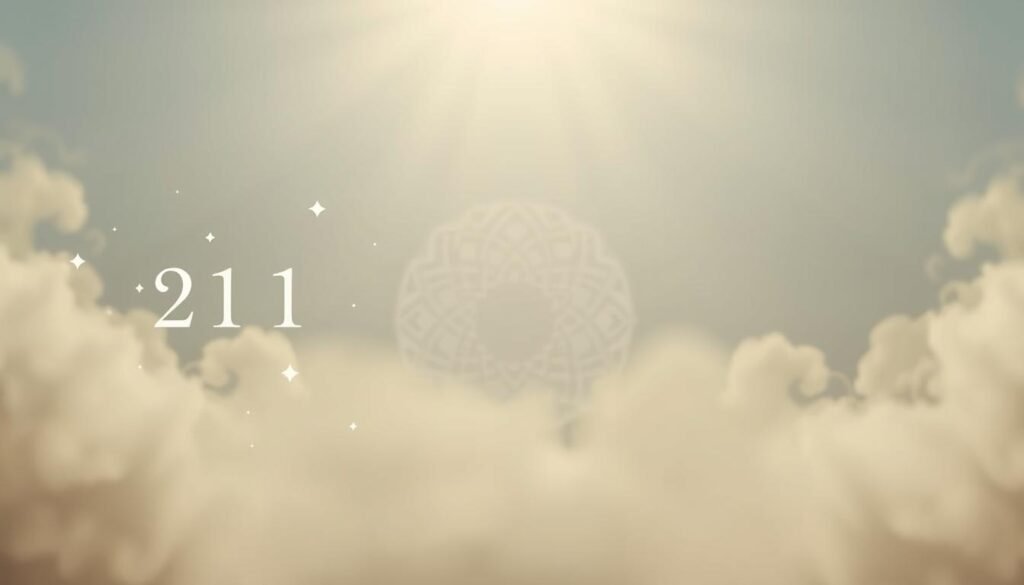 A tranquil, harmonious composition featuring the core numerology components of Angel Number 2112. In the foreground, delicate numerological symbols and icons - the numbers 2, 1, and 12 - float in a serene, balanced arrangement, radiating a sense of new beginnings and spiritual harmony. The middle ground showcases a serene, pastel-toned mandala pattern, its concentric circles symbolizing the cyclical nature of growth and transformation. In the background, a soft, diffused light filters through wispy, cloud-like formations, evoking a sense of divine guidance and celestial connection. Subtle, earthy tones and a muted color palette foster a calming, contemplative atmosphere. A tranquil, harmonious composition featuring the core numerology components of Angel Number 2112. In the foreground, delicate numerological symbols and icons - the numbers 2, 1, and 12 - float in a serene, balanced arrangement, radiating a sense of new beginnings and spiritual harmony. The middle ground showcases a serene, pastel-toned mandala pattern, its concentric circles symbolizing the cyclical nature of growth and transformation. In the background, a soft, diffused light filters through wispy, cloud-like formations, evoking a sense of divine guidance and celestial connection. Subtle, earthy tones and a muted color palette foster a calming, contemplative atmosphere.