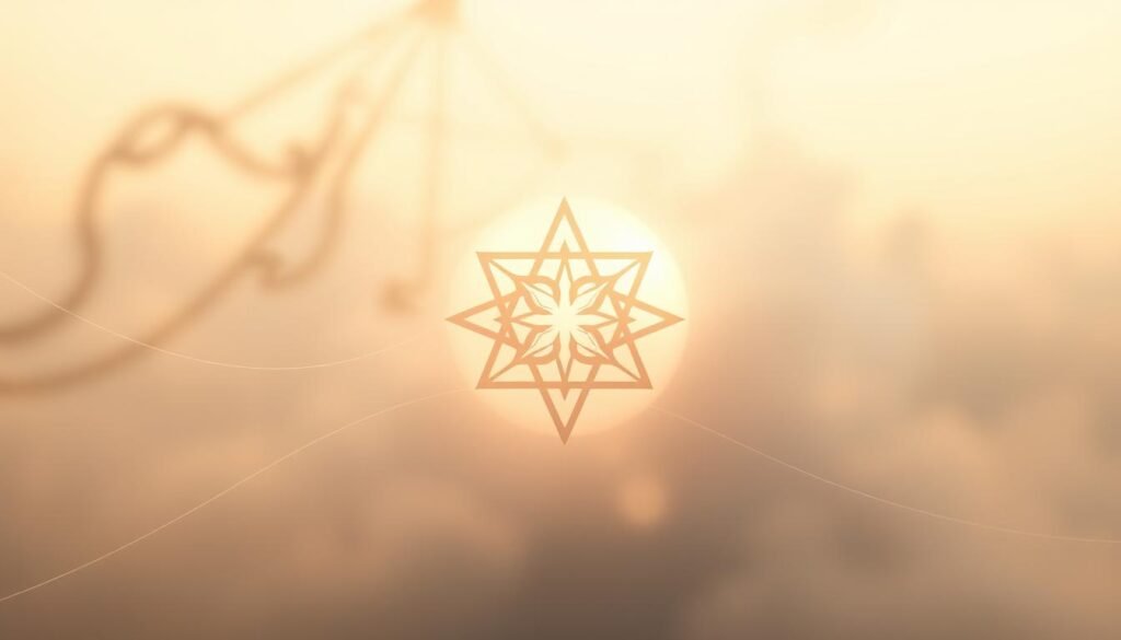 A mystical composition of numerology symbols, rendered in a serene, ethereal style. In the foreground, the interlocking shapes of the numbers 9 and 5 take center stage, their geometric forms imbued with a sense of balance and divine significance. The middle ground features delicate, sweeping lines and subtle gradients, hinting at the cosmic energies that infuse these symbolic elements. The background is shrouded in a soft, muted palette, with a gentle glow emanating from behind, creating an atmosphere of tranquility and contemplation. Lit by warm, diffused lighting, the entire scene conveys a sense of spiritual resonance and the profound interconnectedness of the physical and metaphysical realms. A mystical composition of numerology symbols, rendered in a serene, ethereal style. In the foreground, the interlocking shapes of the numbers 9 and 5 take center stage, their geometric forms imbued with a sense of balance and divine significance. The middle ground features delicate, sweeping lines and subtle gradients, hinting at the cosmic energies that infuse these symbolic elements. The background is shrouded in a soft, muted palette, with a gentle glow emanating from behind, creating an atmosphere of tranquility and contemplation. Lit by warm, diffused lighting, the entire scene conveys a sense of spiritual resonance and the profound interconnectedness of the physical and metaphysical realms.