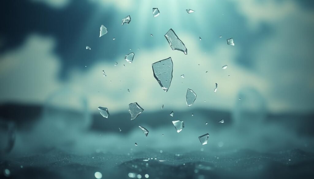spiritual meaning of broken glass in a dream